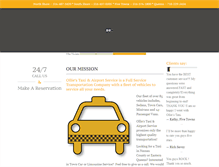 Tablet Screenshot of olliestaxi.com